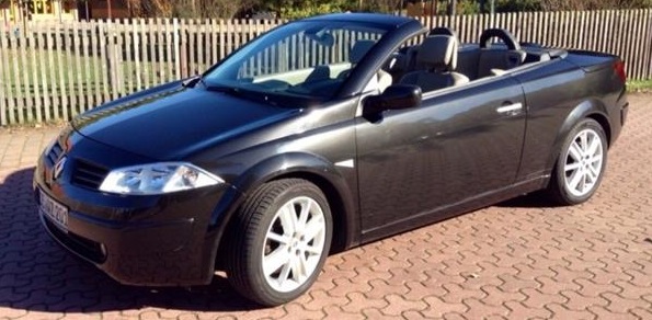 Left hand drive RENAULT MEGANE CC 1.9 DCI CC PRIVILEGE